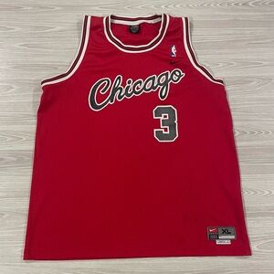 Vintage Nike Chicago Bulls Tyson Chandler #3 Swingman Jersey Red Men’s Size XL